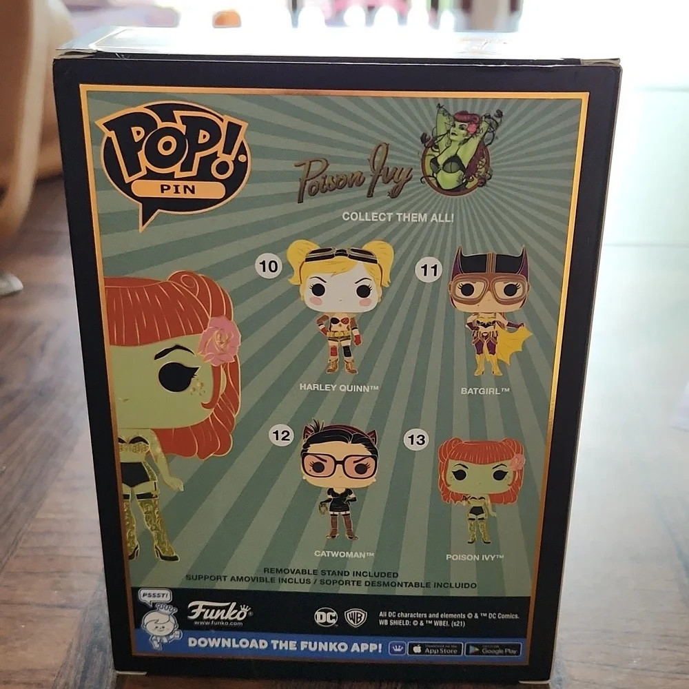 POP! Pin DC Comics Bombshells #13 Poison Ivy by Funco - Picture 2 of 4